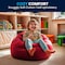 Flash Furniture Bean Bag Chair, 30 in W 30" L 18" H DG-BEAN-SMALL-SOLID-RED-GG - alternate 5